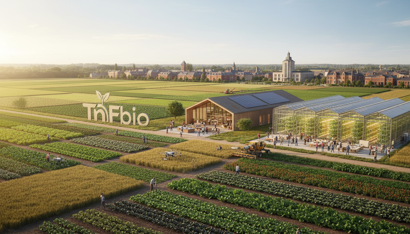 TnFbio 혁신 센터에서 협력하는 팀